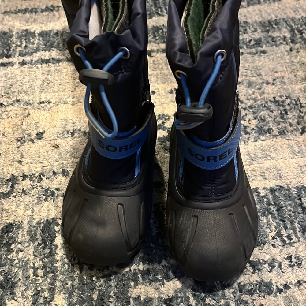 Sorel Kids Rain & Snow Boots - Black and Blue